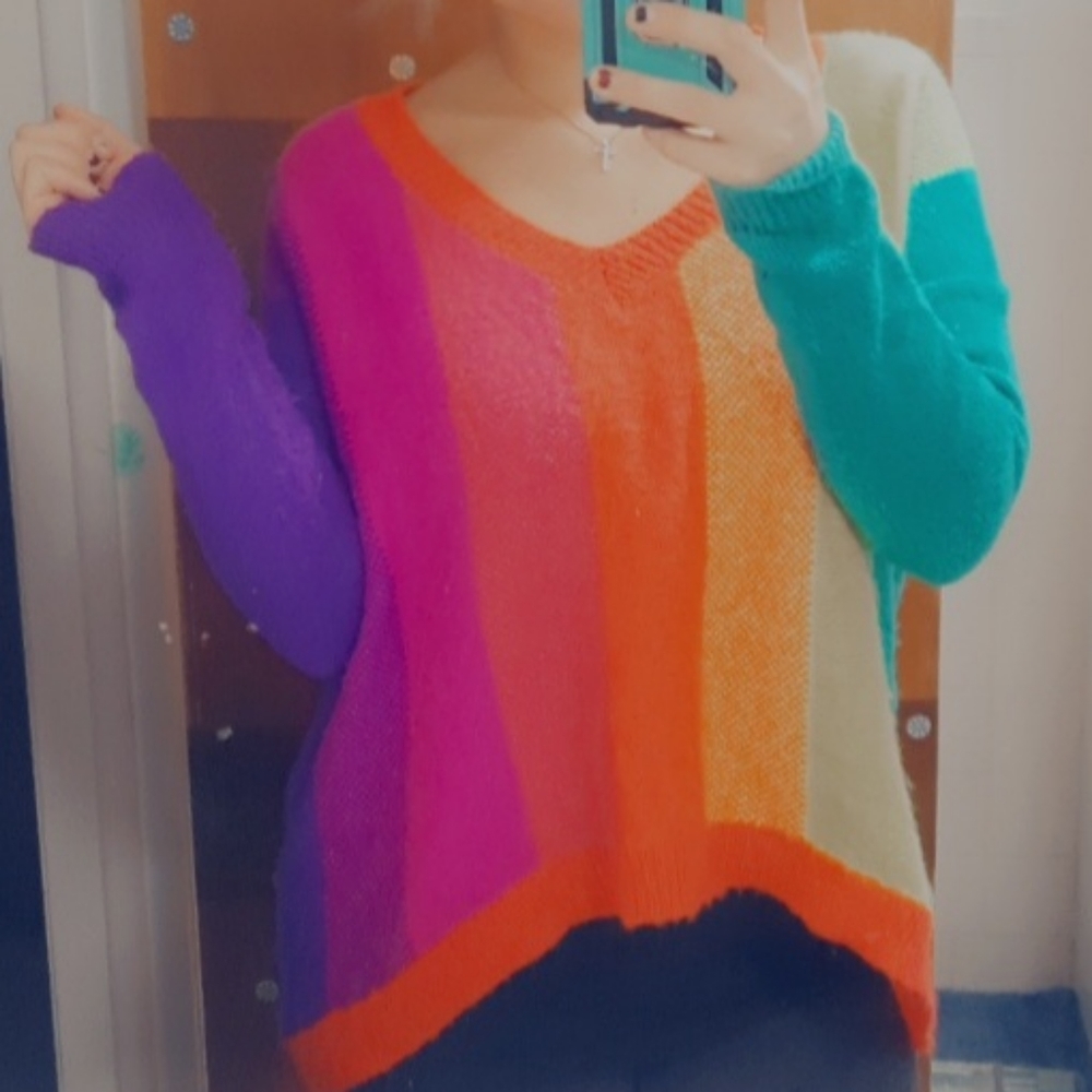 Hot & Delicious V-neck Sweater